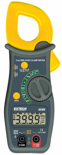 Image of the Extech 38389 Clamp Multimeter.